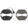 CENTRIC PARTS 105.07681 Posi Quiet Ceramic Brake Pads with Shims and Hardware