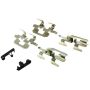 CENTRIC PARTS 105.07700 Posi Quiet Ceramic Brake Pads with Shims and Hardware
