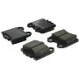 CENTRIC PARTS 105.07710 Posi Quiet Ceramic Brake Pads with Shims and Hardware