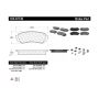 CENTRIC PARTS 105.07730 Posi Quiet Ceramic Brake Pads with Shims and Hardware