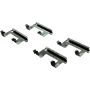 CENTRIC PARTS 105.07850 Posi Quiet Ceramic Brake Pads with Shims and Hardware