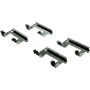 CENTRIC PARTS 105.07850 Posi Quiet Ceramic Brake Pads with Shims and Hardware