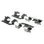 CENTRIC PARTS 105.07870 Posi Quiet Ceramic Brake Pads with Shims and Hardware