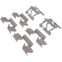 CENTRIC PARTS 105.07921 Posi Quiet Ceramic Brake Pads with Shims and Hardware