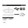 CENTRIC PARTS 105.07930 Posi Quiet Ceramic Brake Pads with Shims and Hardware