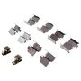 CENTRIC PARTS 105.07930 Posi Quiet Ceramic Brake Pads with Shims and Hardware