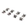 CENTRIC PARTS 105.08030 Posi Quiet Ceramic Brake Pads with Shims and Hardware
