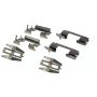 CENTRIC PARTS 105.08040 Posi Quiet Ceramic Brake Pads with Shims and Hardware