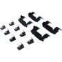 CENTRIC PARTS 105.08050 Posi Quiet Ceramic Brake Pads with Shims and Hardware