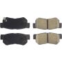 CENTRIC PARTS 105.08130 Posi Quiet Ceramic Brake Pads with Shims and Hardware
