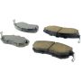 CENTRIC PARTS 105.08150 Posi Quiet Ceramic Brake Pads with Shims and Hardware