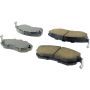 CENTRIC PARTS 105.08150 Posi Quiet Ceramic Brake Pads with Shims and Hardware