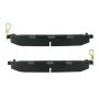 CENTRIC PARTS 105.08151 Posi Quiet Ceramic Brake Pads with Shims and Hardware