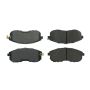 CENTRIC PARTS 105.08151 Posi Quiet Ceramic Brake Pads with Shims and Hardware