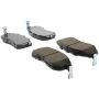 CENTRIC PARTS 105.08153 Posi Quiet Ceramic Brake Pads with Shims and Hardware