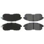CENTRIC PARTS 105.08153 Posi Quiet Ceramic Brake Pads with Shims and Hardware