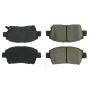 CENTRIC PARTS 105.08220 Posi Quiet Ceramic Brake Pads with Shims and Hardware