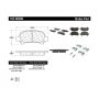 CENTRIC PARTS 105.08280 Posi Quiet Ceramic Brake Pads with Shims and Hardware