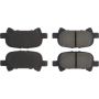CENTRIC PARTS 105.08280 Posi Quiet Ceramic Brake Pads with Shims and Hardware