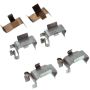 CENTRIC PARTS 105.08320 Posi Quiet Ceramic Brake Pads with Shims and Hardware
