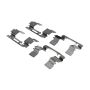 CENTRIC PARTS 105.08330 Posi Quiet Ceramic Brake Pads with Shims and Hardware