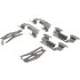 CENTRIC PARTS 105.08340 Posi Quiet Ceramic Brake Pads with Shims and Hardware
