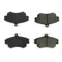 CENTRIC PARTS 105.08370 Posi Quiet Ceramic Brake Pads with Shims