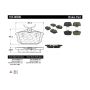 CENTRIC PARTS 105.08380 Posi Quiet Ceramic Brake Pads with Shims
