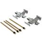CENTRIC PARTS 105.08472 Posi Quiet Ceramic Brake Pads with Shims and Hardware