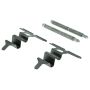 CENTRIC PARTS 105.08480 Posi Quiet Ceramic Brake Pads with Shims and Hardware