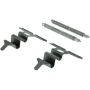 CENTRIC PARTS 105.08480 Posi Quiet Ceramic Brake Pads with Shims and Hardware