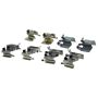 CENTRIC PARTS 105.08580 Posi Quiet Ceramic Brake Pads with Shims