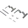 CENTRIC PARTS 105.08710 Posi Quiet Ceramic Brake Pads with Shims and Hardware