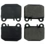CENTRIC PARTS 105.08740 Posi Quiet Ceramic Brake Pads with Shims and Hardware