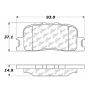 CENTRIC PARTS 105.08850 Posi Quiet Ceramic Brake Pads with Shims and Hardware