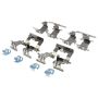 CENTRIC PARTS 105.08850 Posi Quiet Ceramic Brake Pads with Shims and Hardware