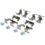 CENTRIC PARTS 105.08850 Posi Quiet Ceramic Brake Pads with Shims and Hardware