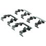 CENTRIC PARTS 105.08890 Posi Quiet Ceramic Brake Pads with Shims and Hardware