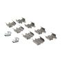 CENTRIC PARTS 105.08900 Posi Quiet Ceramic Brake Pads with Shims and Hardware