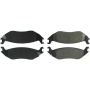 CENTRIC PARTS 105.08980 Posi Quiet Ceramic Brake Pads with Shims and Hardware