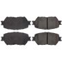 CENTRIC PARTS 105.09081 Posi Quiet Ceramic Brake Pads with Shims and Hardware