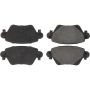CENTRIC PARTS 105.09110 Posi Quiet Ceramic Brake Pads with Shims
