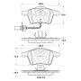 CENTRIC PARTS 105.09151 Posi Quiet Ceramic Brake Pads with Shims and Hardware