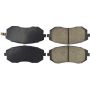 CENTRIC PARTS 105.09290 Posi Quiet Ceramic Brake Pads with Shims and Hardware