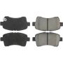 CENTRIC PARTS 105.09370 Posi Quiet Ceramic Brake Pads with Shims and Hardware