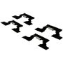 CENTRIC PARTS 105.09440 Posi Quiet Ceramic Brake Pads with Shims and Hardware