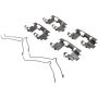 CENTRIC PARTS 105.09480 Posi Quiet Ceramic Brake Pads with Shims and Hardware