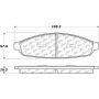CENTRIC PARTS 105.09530 Posi Quiet Ceramic Brake Pads with Shims and Hardware