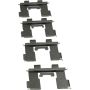 CENTRIC PARTS 105.09540 Posi Quiet Ceramic Brake Pads with Shims and Hardware