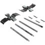 CENTRIC PARTS 105.09600 Posi Quiet Ceramic Brake Pads with Shims and Hardware
